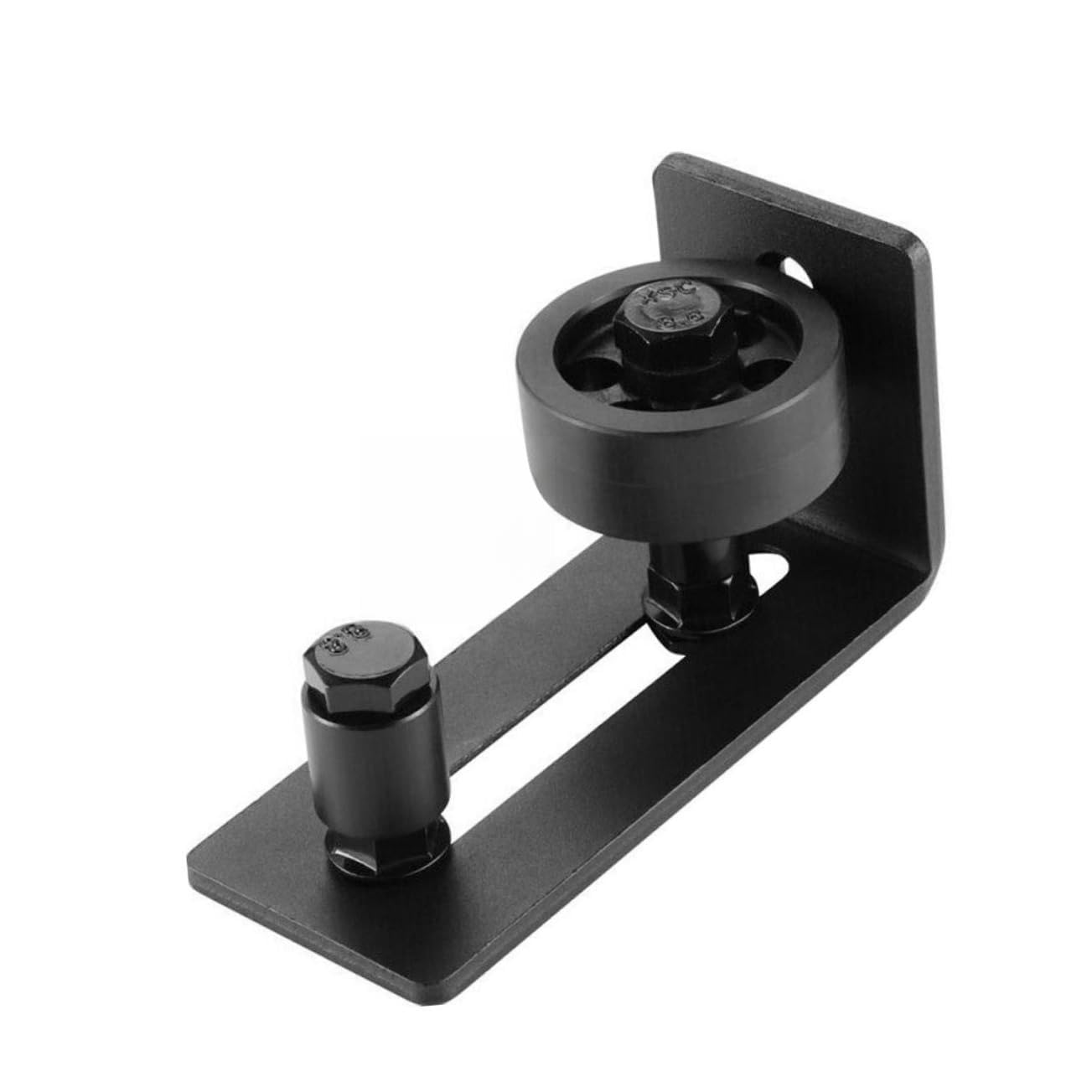 IWOWHERO Carbon Steel Bottom Floor Guide Flush Design Barn Door Floor Guide Longevity