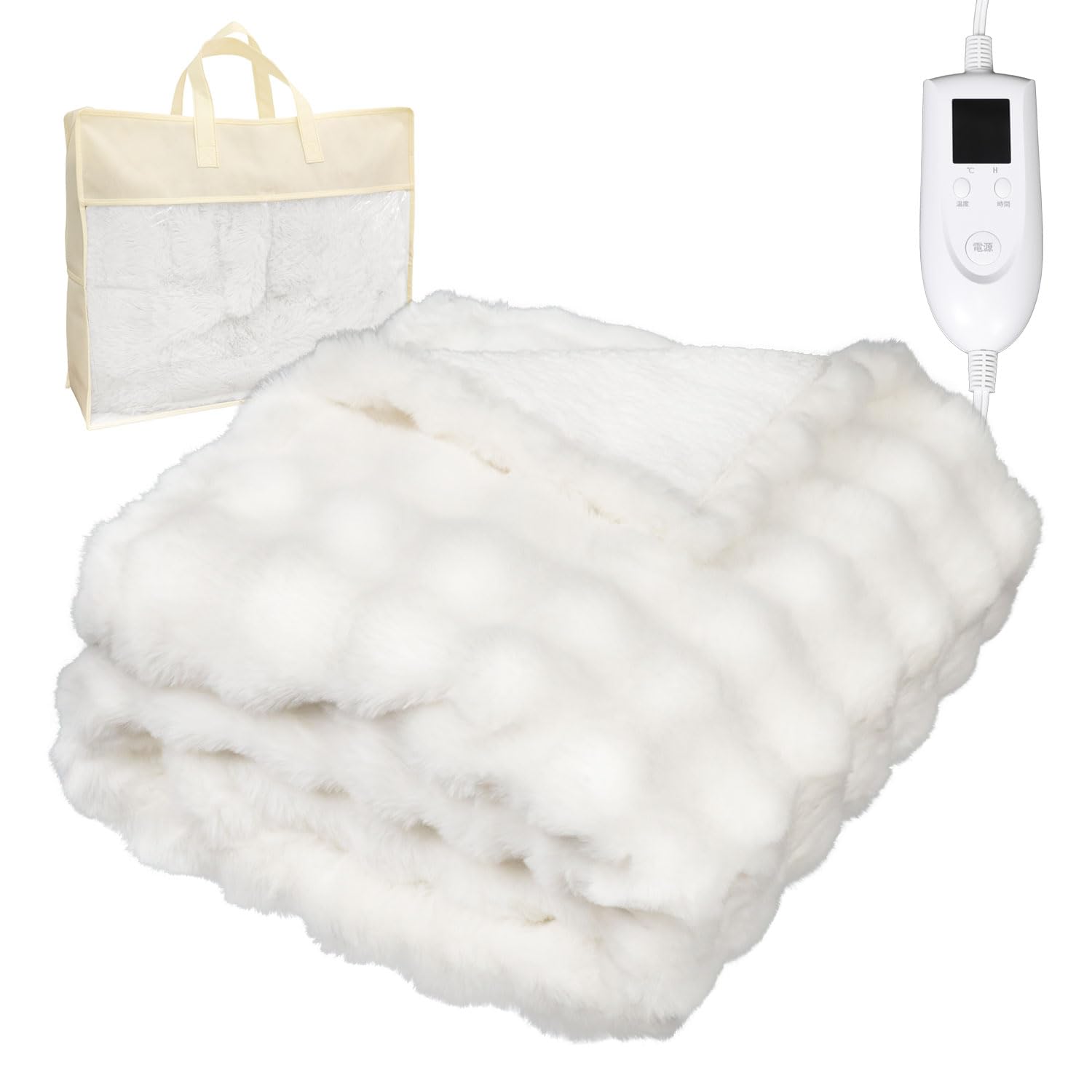 Amazon.co.jp : [Rocotto/2025年モデル] 電気毛布 ふわもこ 掛け