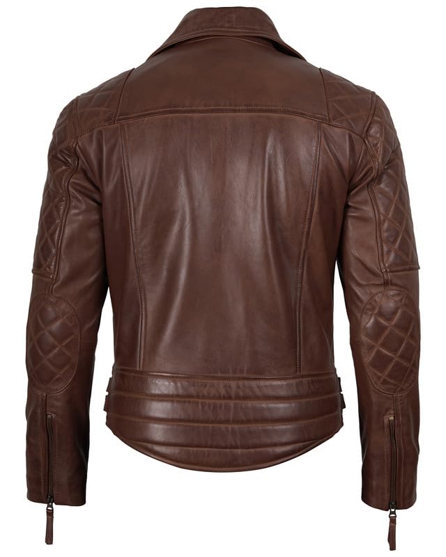 Image of Blingsoul Leather Jacket Men, Black and Brown Leather Jackets For Men