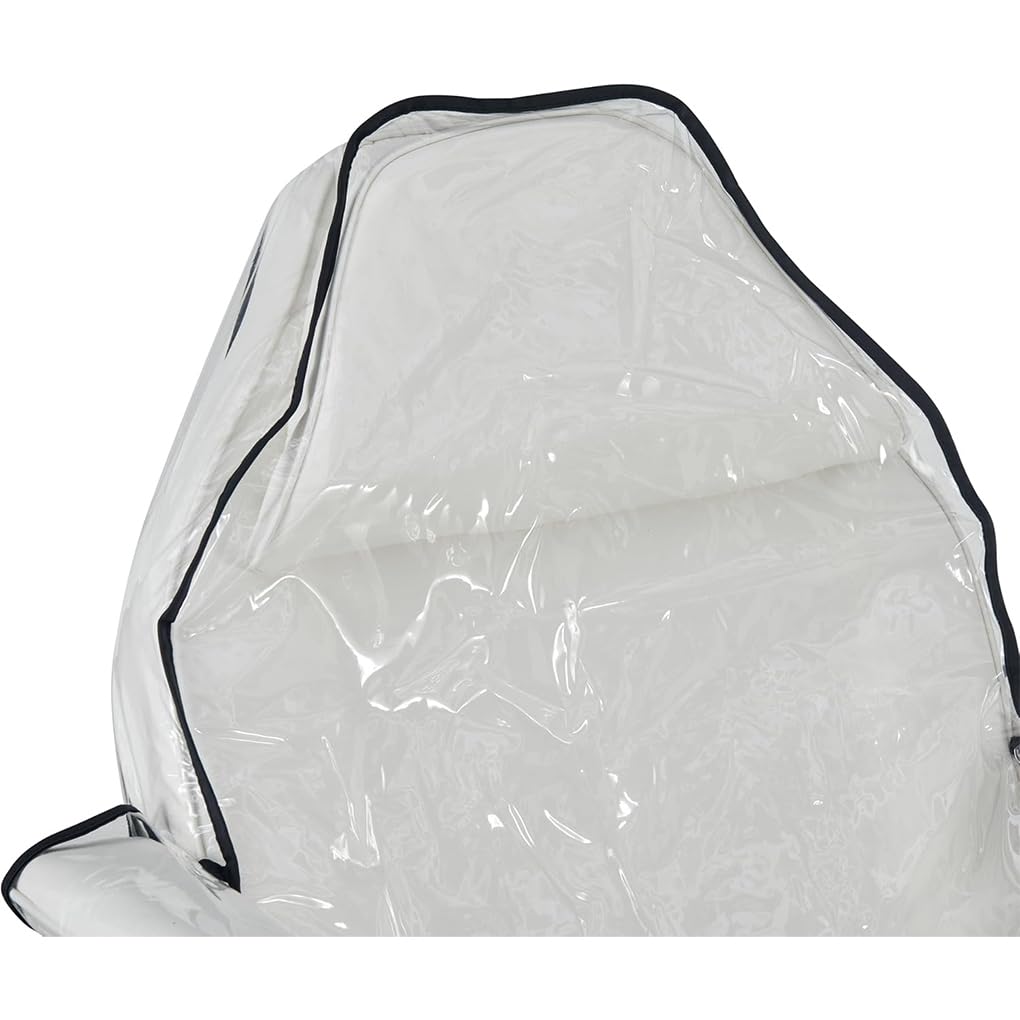 Schutzhülle aus transparentem PVC für Kosmetikliegen, wasserdicht, rutschfest, für Zuhause und Büro, faltbares Kosmetikliegenmuster, gestickt