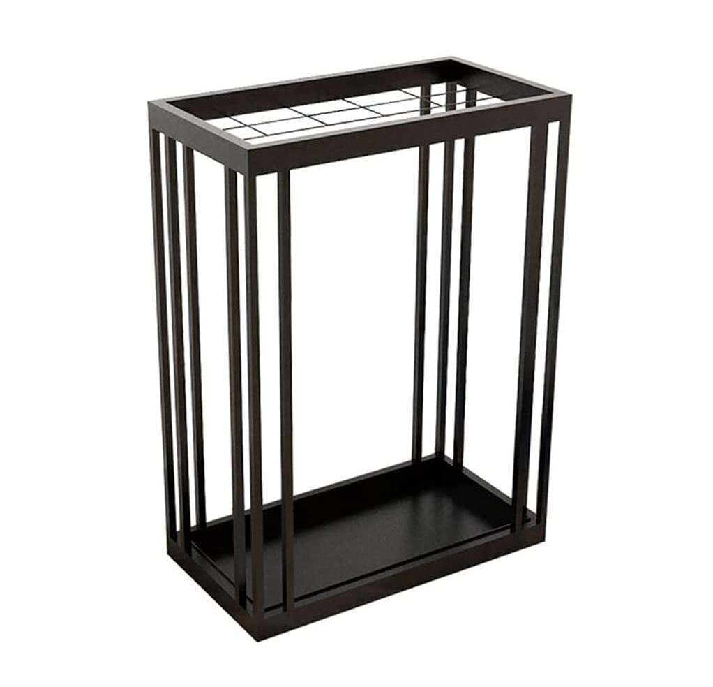 HYLYGFH Modern Large Capacity Iron Umbrella Holder Stand with Removable Drip Tray for Home Hotel Business