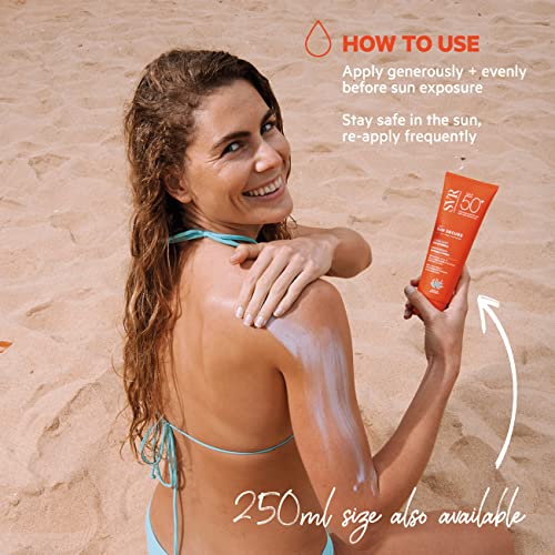 SVR SUN SECURE Face & Body Sunscreen SPF 50+ Milk for All Skin Types Very High UVA/UVB Factor 50 Sun Cream, Non-Greasy - Image 4