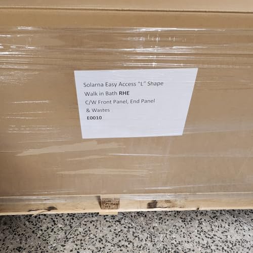 Badewanne mit Tür, Seniorenbadewanne 170x85/70x53cm mit Duschkabine,Wannenschürze und Ablauf/Sifon, Ausführung RECHTS – Bild 8