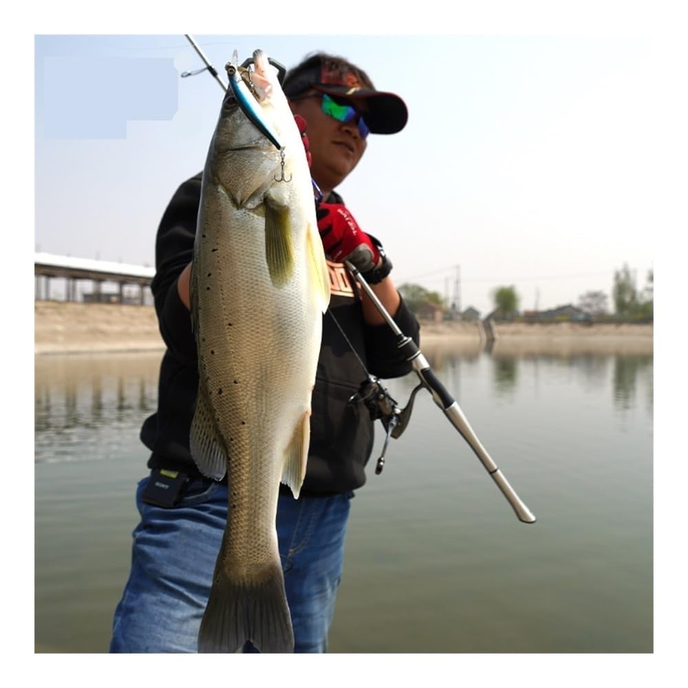Wędka, Carbon Ultralight Fishing Rod 1.68-2.13m Ring Fast Casting Sprzęt wędkarski(1.8m)