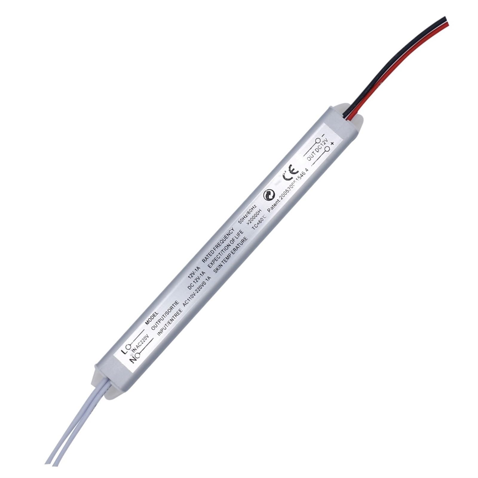 5pcs LED Driver 220v à 12V Commutation LED Driver Transformateur d'éclairage 12V Alimentation 12W 24W 36W 60W 72W for LED Strip Lamp(DC12V 5A 5pcs)