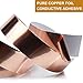 LOVIMAG Copper Foil Tape (1inch X 66 FT) with Conductive Adhesive for Guitar and EMI Shielding, Crafts, Electrical Repairs, Grounding