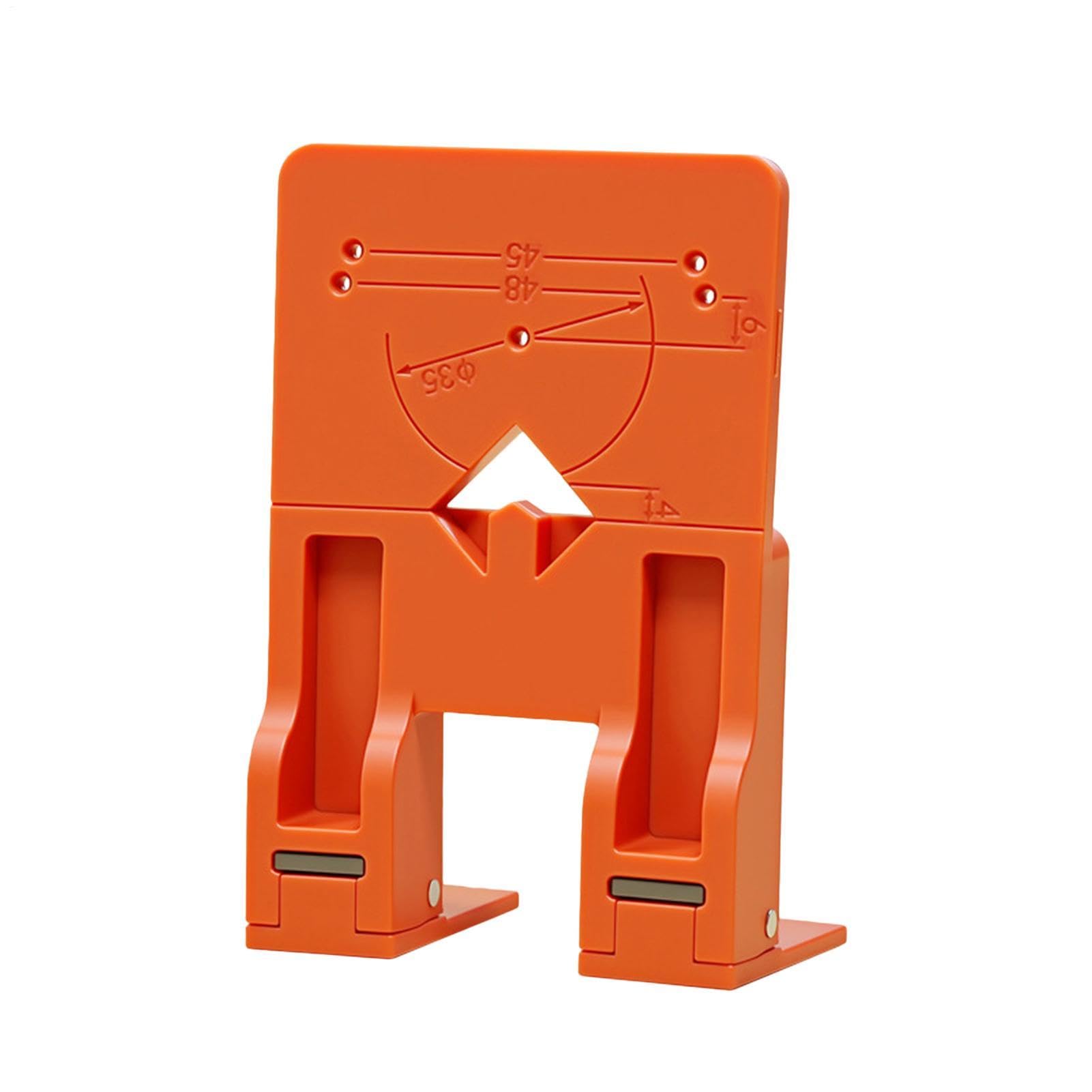 Gabarit de charnière pour porte magnétique avec guide robuste de menuiserie