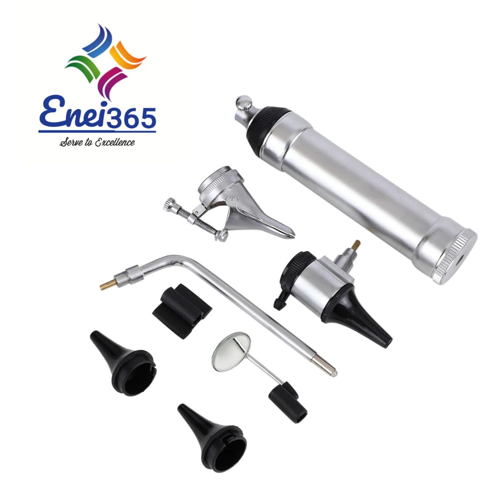 ENEI 365 ; Serve to Excellence ENT Diagnostic Set with Otoscope and Ophthalmoscope | Comprehensive Clinical Diagnostic Kit for Ear, Nose, Throat - Image 3 thumbnail
