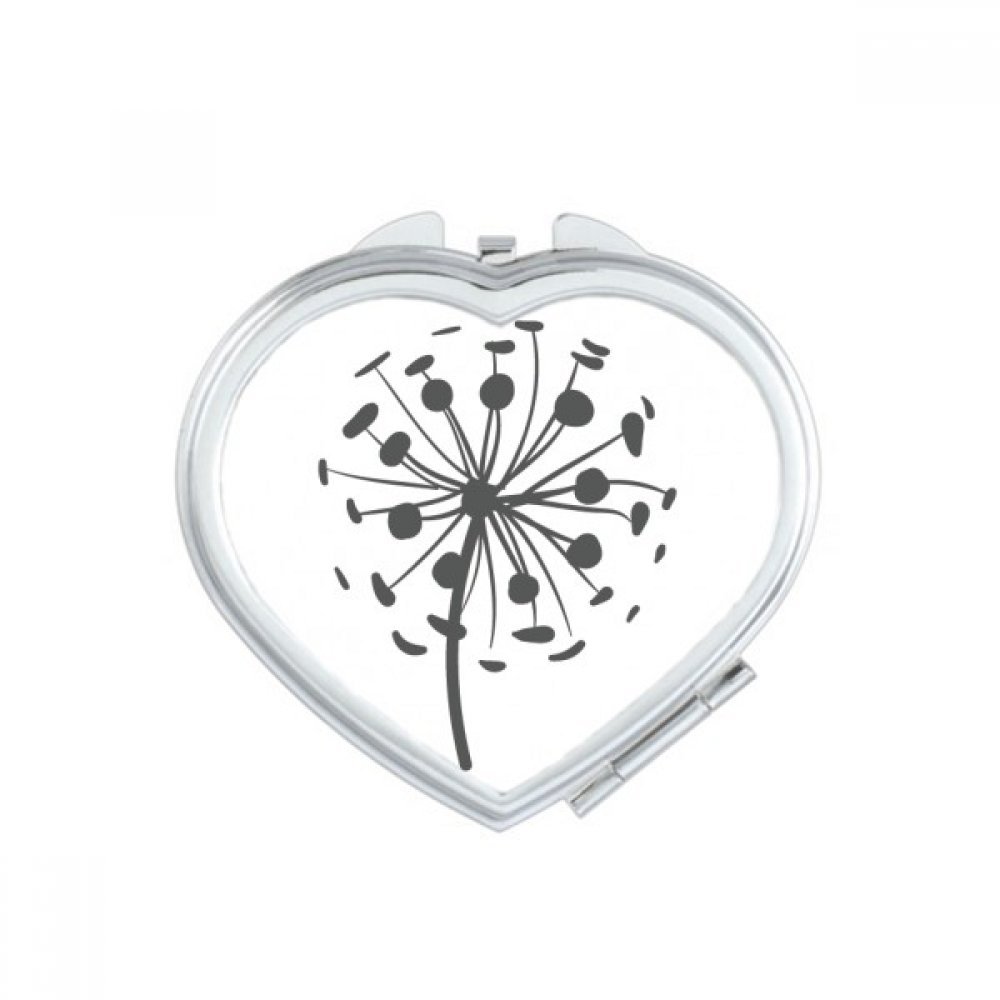 Miroir de poche portable pissenlit maquillage compact mignon