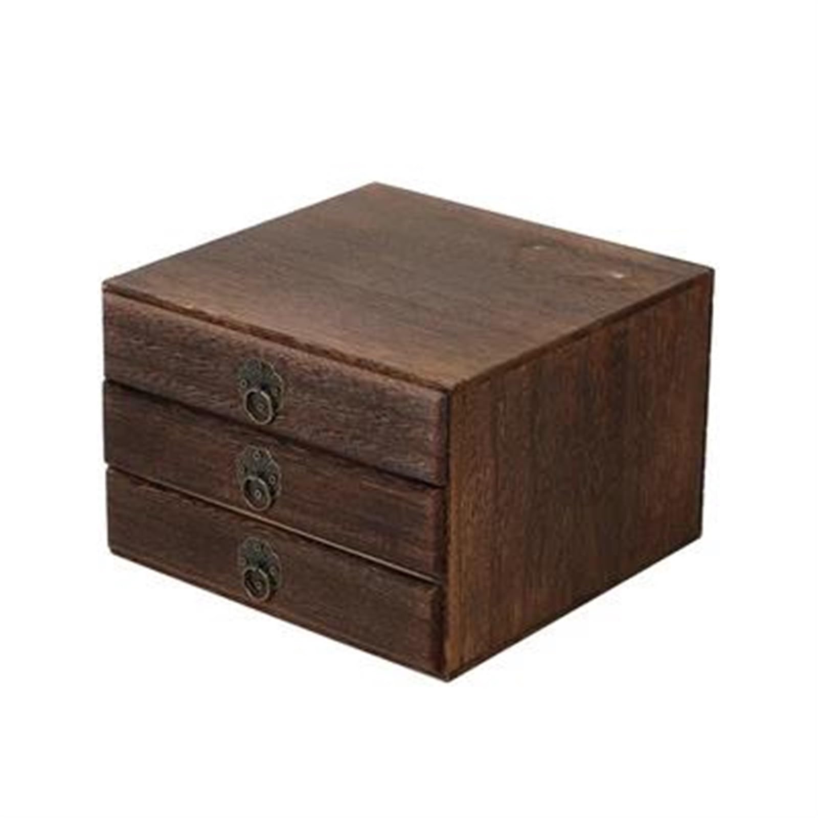 OZBMA Ring Box Multi Layer Solid Wood Storage Boxes Pu'er Tea Collection Wooden Jewelry Boxs Kit For Jewellery
