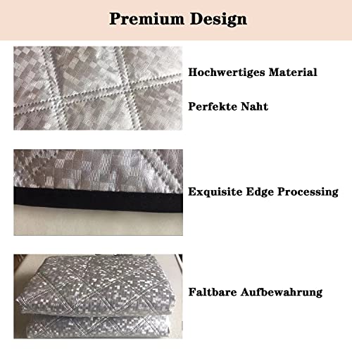 KEELYY Frontscheibenabdeckung Scheibenabdeckung Auto Winter Frostabdeckung Sonnenschutz Auto Frontscheib Autoscheibenabdeckung Winschutzscheiben Abdeckung Groß, 150 x 100cm
