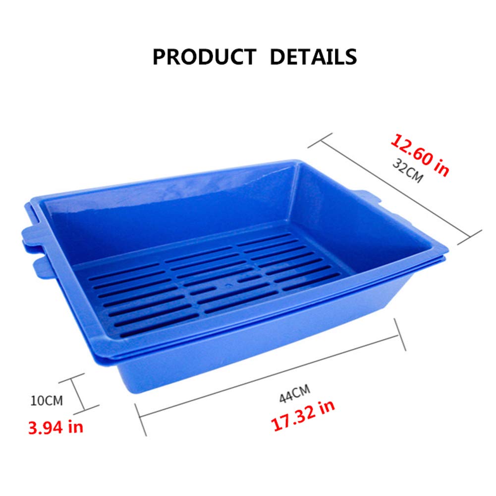 Arenero Gatos Bandeja Sanitaria Caja De Arena De Tres Capas Sin Pala Caja De Arena AutomáTica Jumbo Cat Litter Box Bandeja Sanitaria PláStica