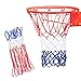 2 Pezzi Rete da Basket Standard, Reti Professionali per Canestro da Basket, Rete per Canestro da Basket 12 Anelli, Rete da Basket di Ricambio, per Pallacanestro per Esterno O Interno