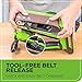 Greenworks 24V Brushless Cordless 3in. x 18in. Belt Sander Kit with Dust Bag and 60 Grit Sandpaper, Tool Only