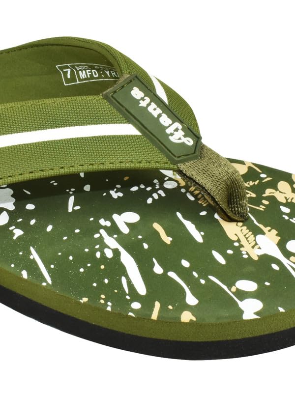 Image of AJANTA Men's Classic Ultra Soft Slippers with Cushioned Waterproof Footbed | Gents Lightweight Anti-Skid Flip Flops | Comfortable Bathroom, Beach, Home & Outdoor Daily Wear House Stylish Chappals Everyday Wear for Adults