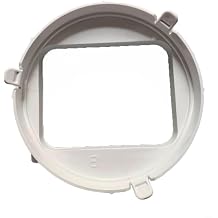 Portable Air Conditioner Exhaust Interface Compatible With For Midea, 13 Cm Plastic Hose Connector With Window Baffle AdapterBody connector