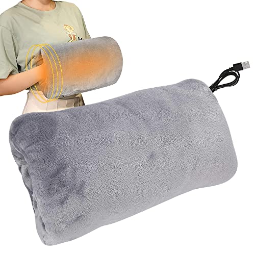 Lotvic Bolsa de agua caliente eléctrica, bolsa de agua caliente peluche, bolsa de agua caliente eléctrica recargable, soporta temperaturas de hasta 3 horas,Dolor muscular, espalda, menstrual Cover