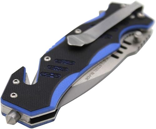 Miniatura 7 de Snake Eye Tactical Every Day Carry G-10 - Cuchillo plegable manual con mango ultra suave con apertura con una mano, cuchillo de bolsillo plegable -