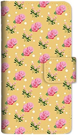 手帳型スマホケース カバー 花柄 バラ ドット オレンジ 対応機種 Xperia5 So 53b Sog05 ケース カバー 通販 Amazon