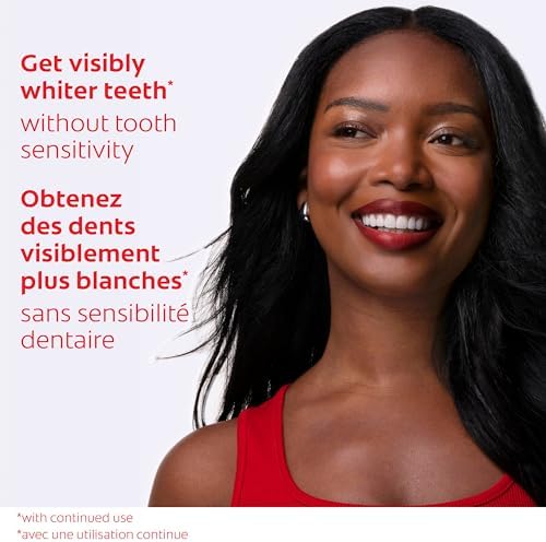 Colgate Optic White Advanced Sparkling White Toothpaste with 2% Hydrogen Peroxide and Fluoride, 3 Pack, Teeth Whitening Toothpaste, Deep-Set Stain Remover, Mint Flavour, 57 mL - 3