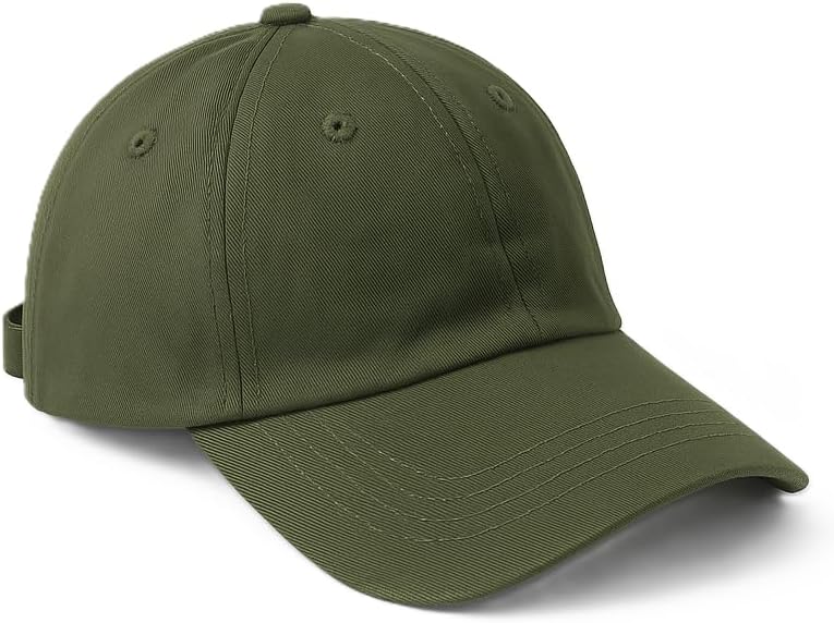 Baseball Cap Adjustable Size 100% Cotton Caps for Running Workouts & Outdoor Activities All Seasons
