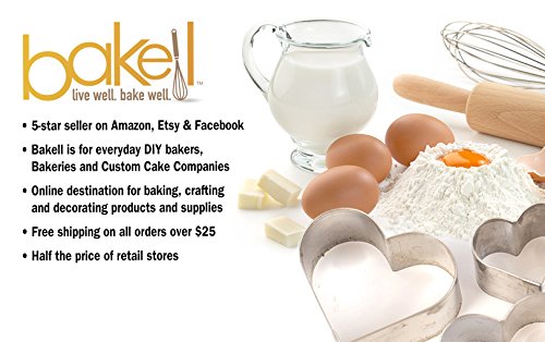 Bakell - Laser Cut Cupcake Wrappers (25pcs, Standard Size) Grease Resistant Wrappers for Desserts, Baking, Caking and Decorating (Green Clovers)