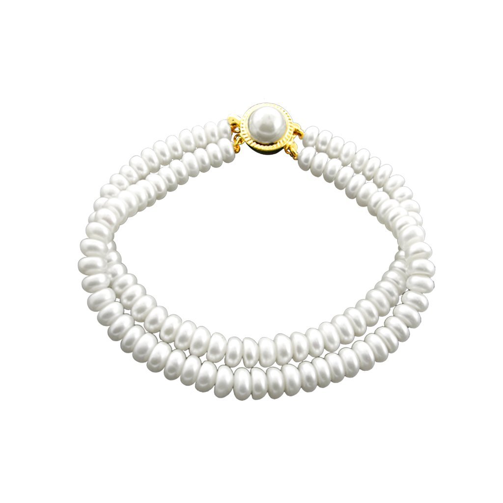 See full amazon price history chart for Sri Jagdamba Pearls Dealer White Pearl 2 String Bracelet for Women and Girls | White Button Freshwater Pearls 4-5MM | With Certificate Of Authenticity of Pearls Sri Jagdamba Pearls Dealer White Pearl 2 String Bracelet for Women and Girls | White Button Freshwater Pearls 4-5MM | With Certificate Of Authenticity of Pearls (B00FJYLF3S) Amazon Price History, Amazon Price Tracker