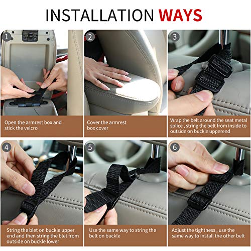 8Sanlione 8S-100 Car Mesh Organizer, Car Net Pocket Handbag Holder thumb #4