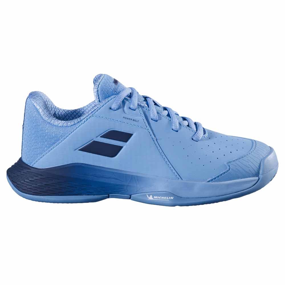 Babolat Niños Prop Jr 3 Cly Zapatillas De Tenis Zapatilla Tierra Batida Turquesa-Azul EU Neu