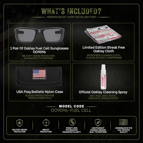 Image of Oakley Standard Issue SI FUEL CELL Military Grade Sunglasses With Official Eyewear Kit