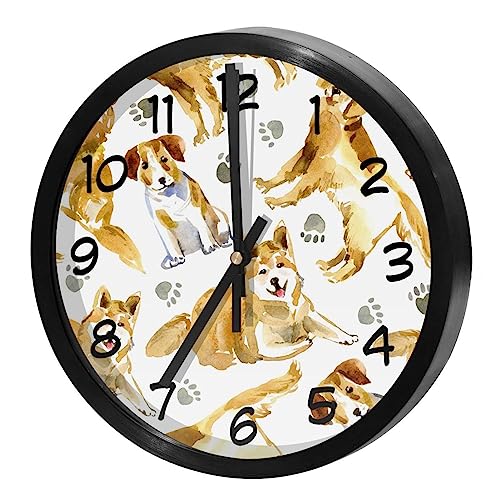 Horloge murale sans tic-tac à mécanisme quartz pour bureau - 2