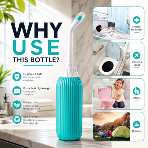 Image of GKN Handheld Portable Bidet Spray Jet Water Spray For Toilet Bidet Spray For Toilet With Angled Nozzle Spray For Hygiene Care Retractable Bidet Angled Nozzle