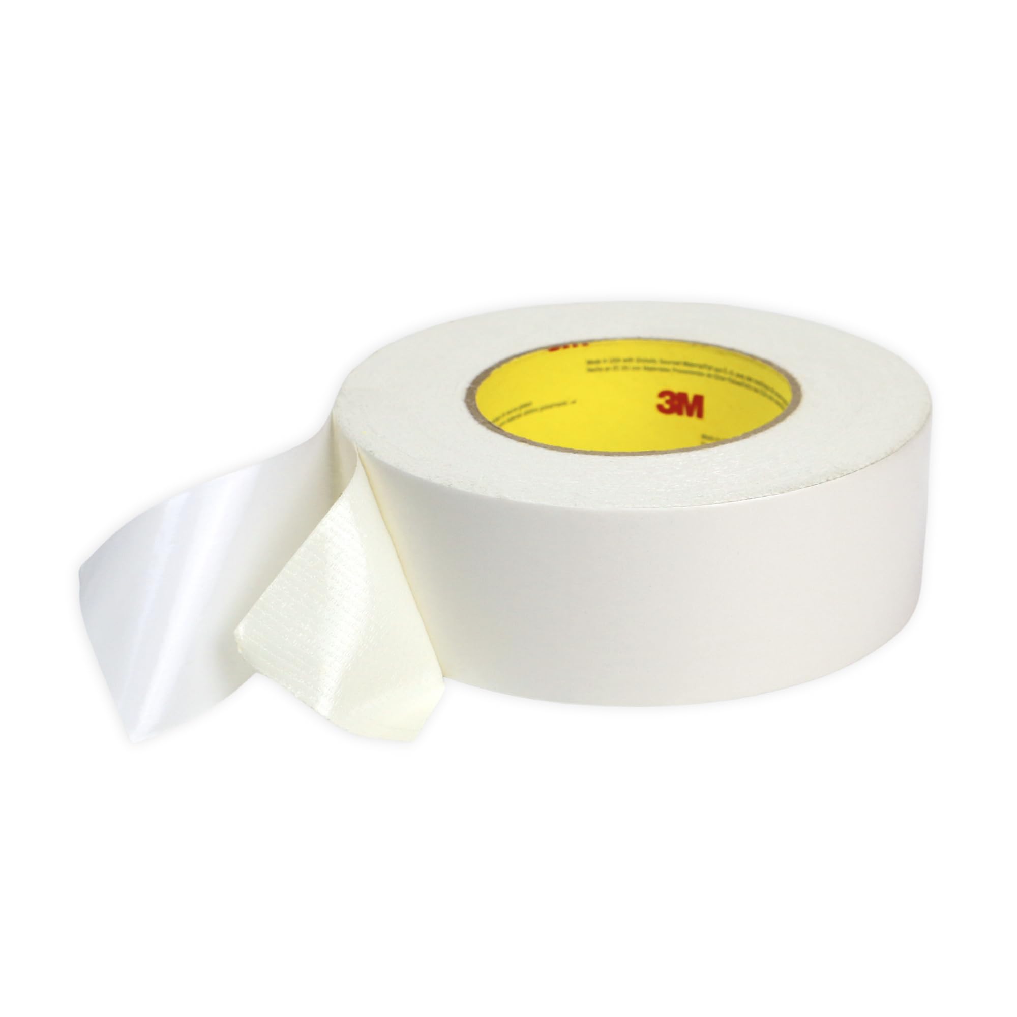 3M Ruban en tissu double face (97056), 1 in. x 36 yds. (blanc)