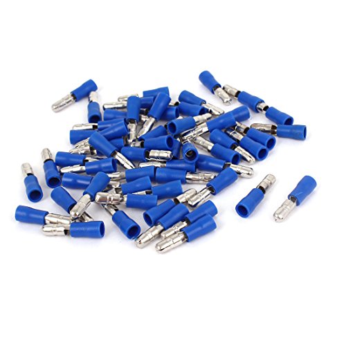 Terminales de crimpar aislados macho 55 pcs miniatura 1