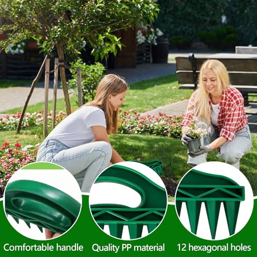 Kit de sembradora de semillas, 12 agujeros, ayuda para plantar con plantador manual, herramienta de sierra, portátil, ajustable, ayuda para siembra, semillas para plantar verduras y flores de jardín - imagen 7