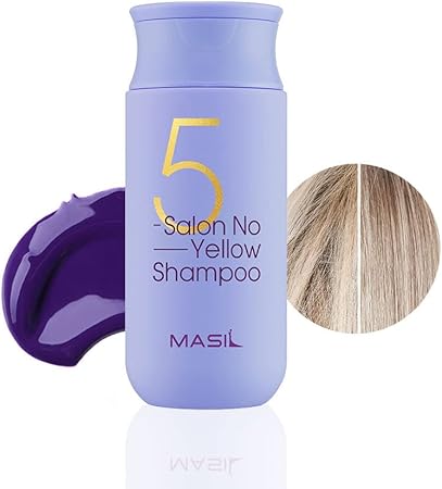 Amazon マシル 紫シャンプー 5 サロン ノー イエロー コンプリメンタリー カラー シャンプー Masil 5 Salon No Yellow Complementary Color Shampoo 150ml 韓国 シャンプー 紫シャンプー カラーシャンプー いち髪 シャンプー エッセンシャル シャンプー シャンプー 美容