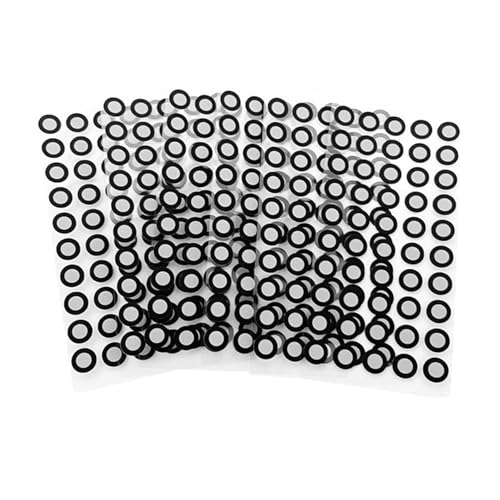DARZYS 3D Scanning Marker, 3D Scanning Dots, for 3D Scanner Scanner Reflective Tart Reflective Marker 3D Scanning Markers/Dots/Stickers 1000 Dots for 3D Scanning(Inner 12 Outer 18mm(1000))