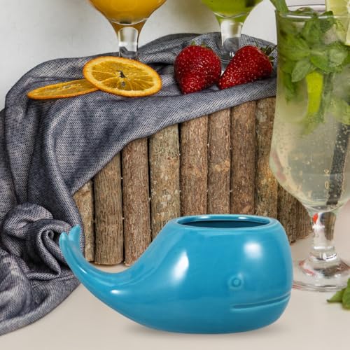 Taza de cerámica con diseño de ballena 450 ml miniatura 5