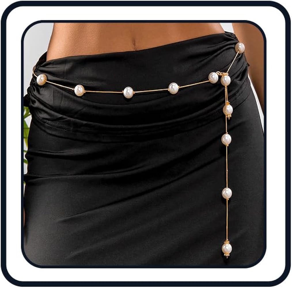 josemoon CHAIN BELT with PEARL/チェーンベルト CHAIN BELT with PEARL/チェーンベルト（ベルト）｜JOSE MOON（ジョゼ
