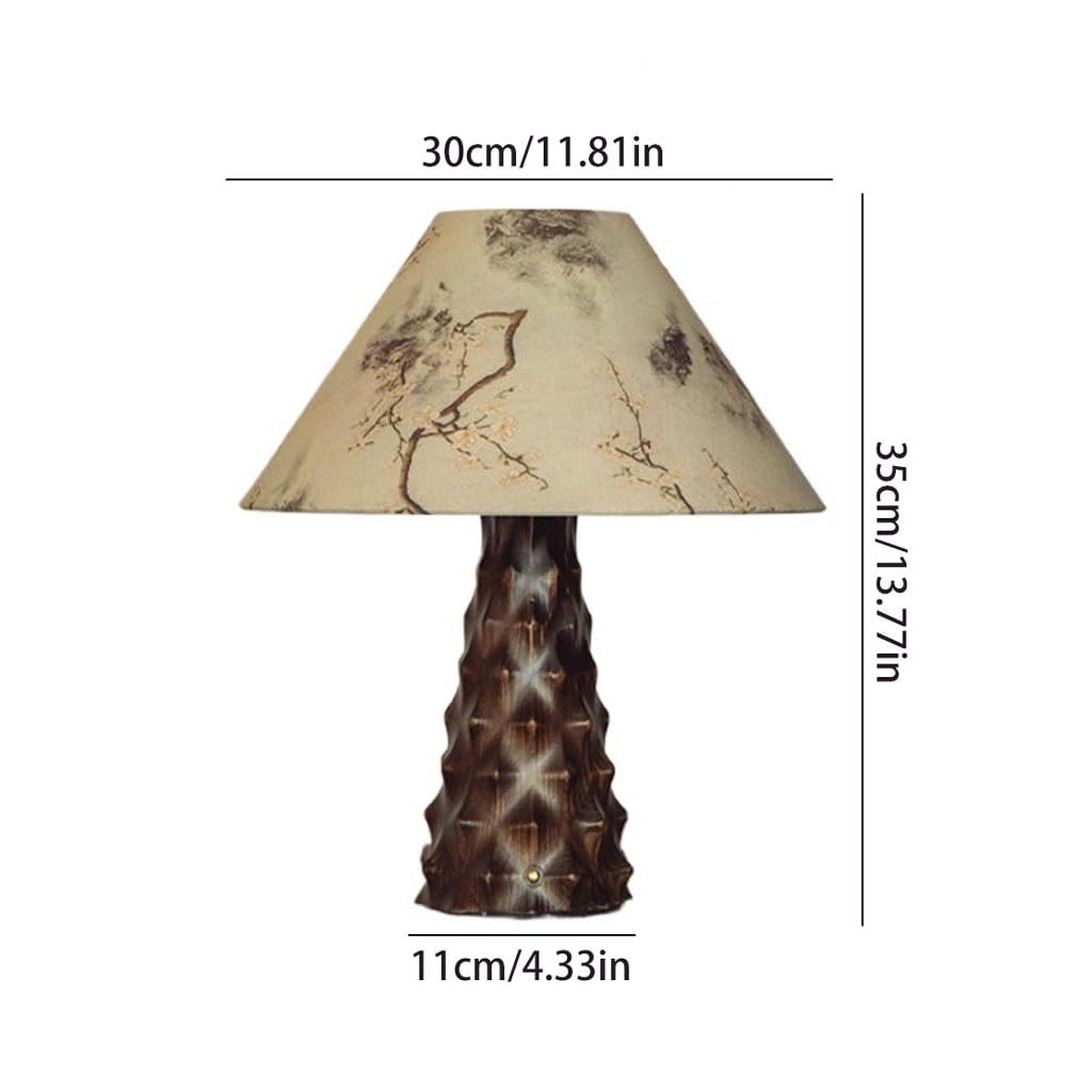 Lampe de Bureau Lampe De Chevet Chinoise Zen, Table Décorative Rétro for La Maison