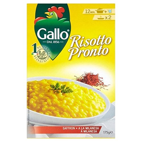Riso Risotto Gallo Pronto Safran 175G - Paquet de 2 Cover