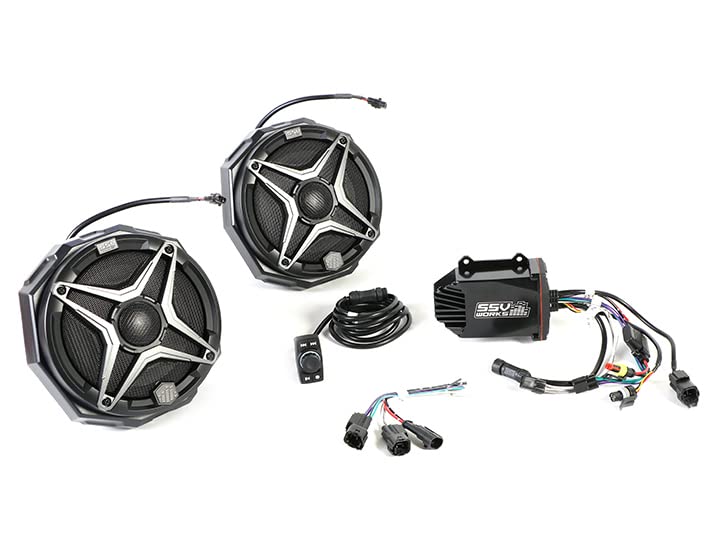 Pro Armor 6.5" Speaker Audio System w/J Hook Clamps (Ranger)
