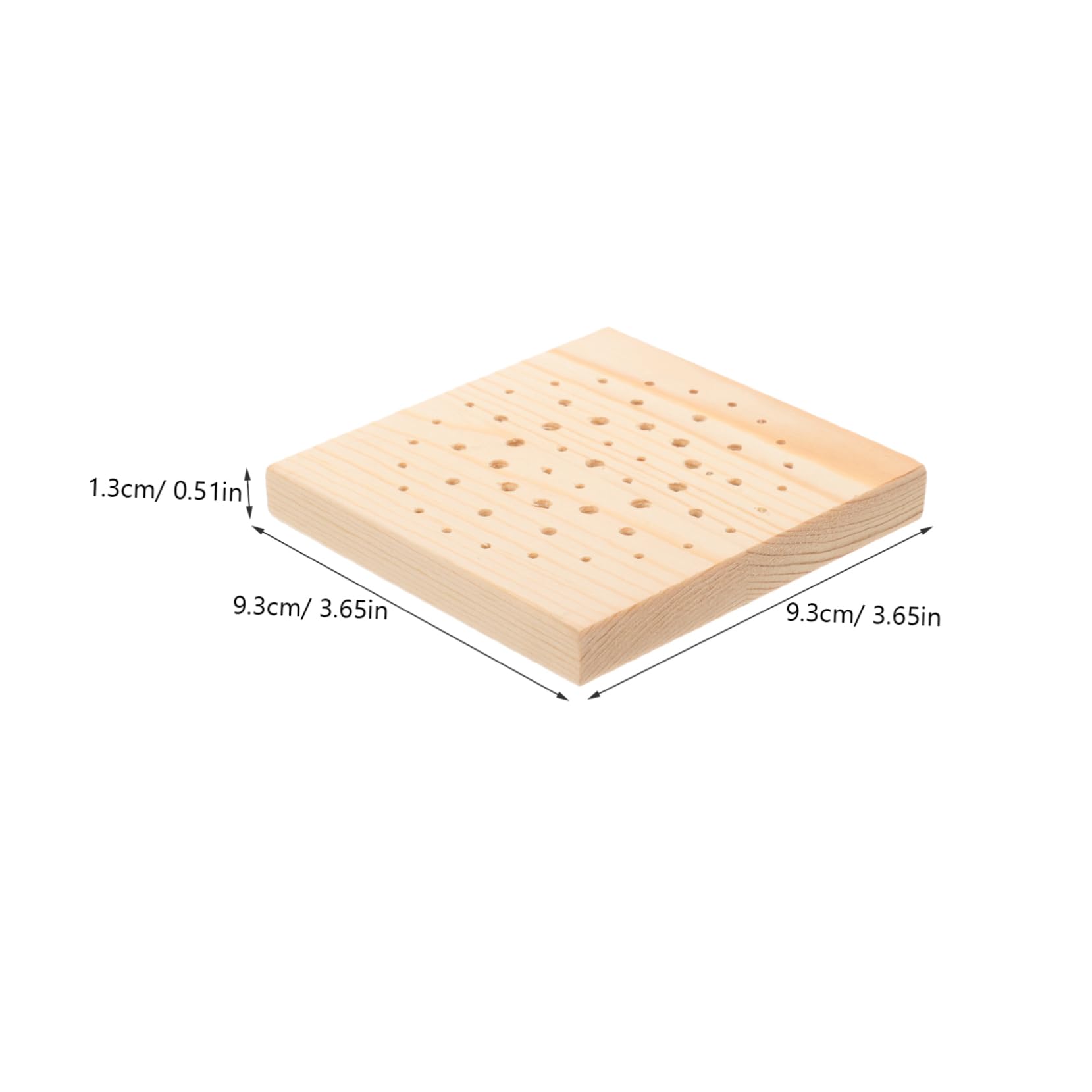 HOMSFOU Elegant Clay Doll Stand Pottery Sculpture Drying Rack Circular Hole Design for Easy Display and Organization