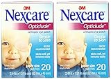Nexcare Opticlude Orthoptic Eye Patches, Junior Size, 20-Count (Pack of 2)