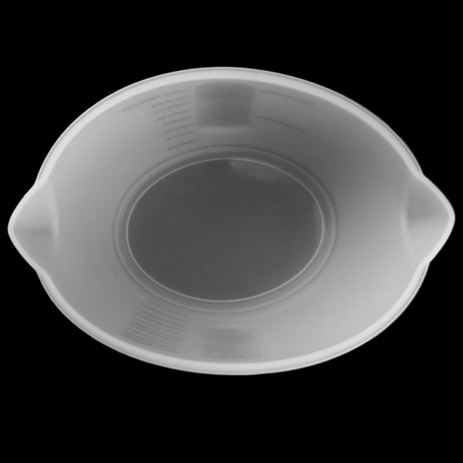 JEUIHAU Lot de 6 tasses à mesurer réutilisables en silicone de 500 ml pour travaux manuels en résine et fabrication de bijoux, moules, projets artistiques