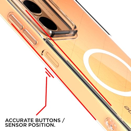 Image of Amazon Basics Back Cover for Realme Narzo 80x 5G / Realme P3x 5G / 14X 5G Mag-Safe Shockproof PC + TPU Protective Case Magnetic Support Bumper Case (Transparent Mag-Safe)