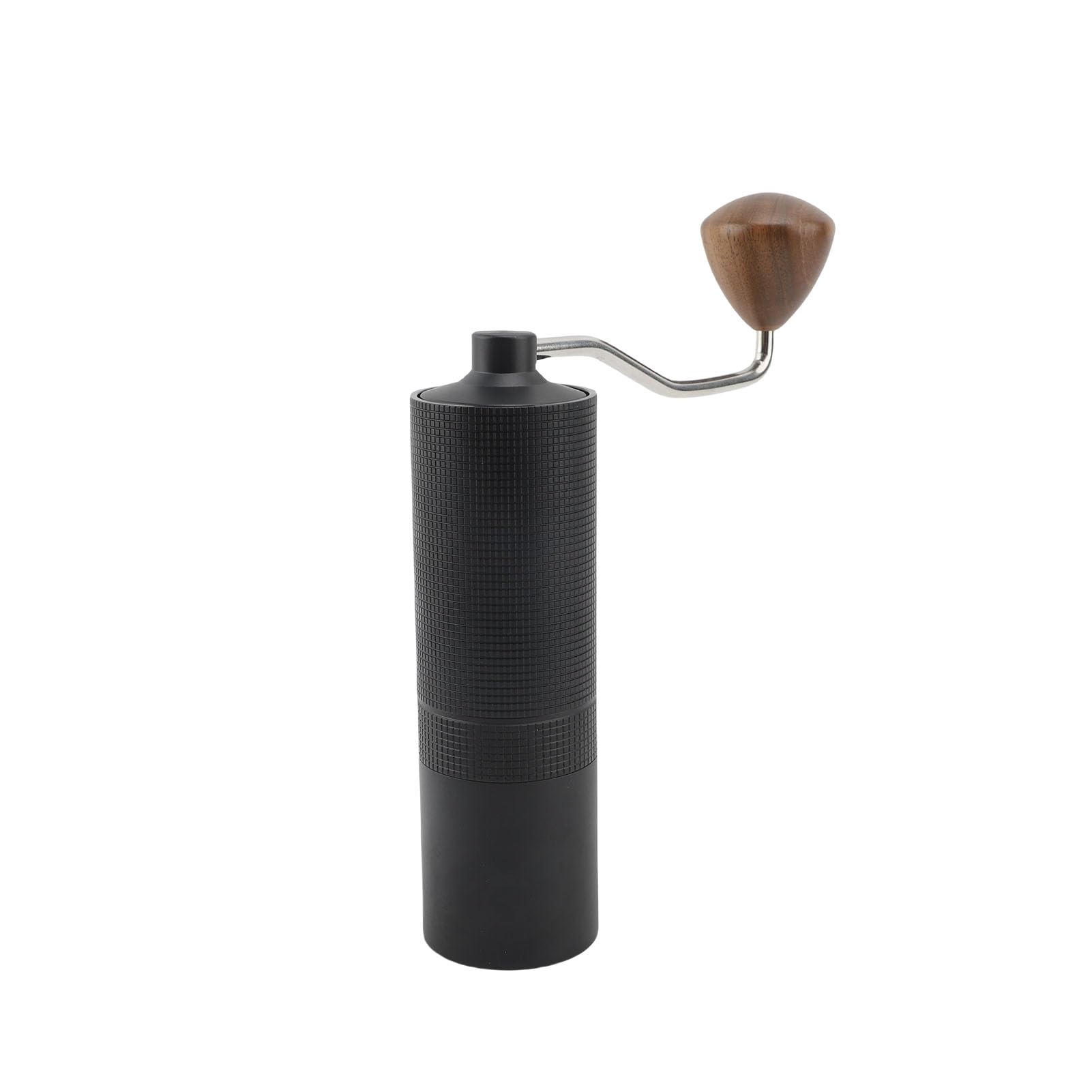 Generic Molinillo de café Manual - Molinillo de café Portátil de Mano para Acampar y Viajar - Rebaba Cónica de Acero Inoxidable Ajustable - Cuerpo de Aleación de Aluminio Liviano