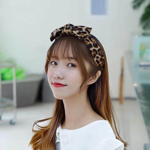 Yangqian Leopard Bowknot Headbands - Boho Knot Hair Hoops For Women, No Slip Fashion Head Bands For Birthday thumb #5