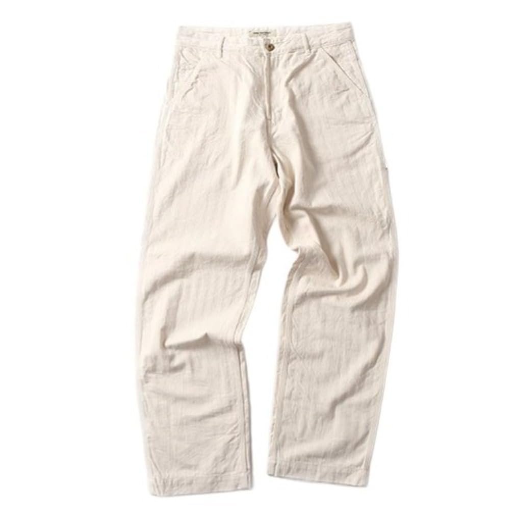 Amazon.co.jp: FOB Factory HBT Painter Pants L Ecru : Clothing
