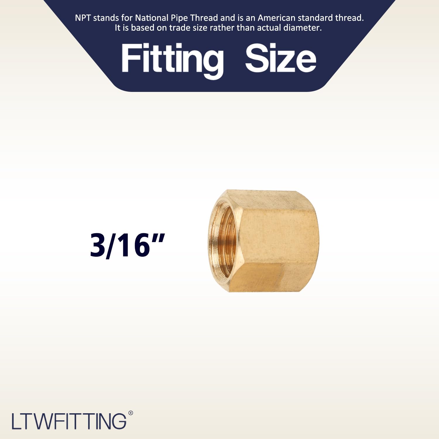 Connect 31172 Brass Olive Stepped 5/16in 100pc